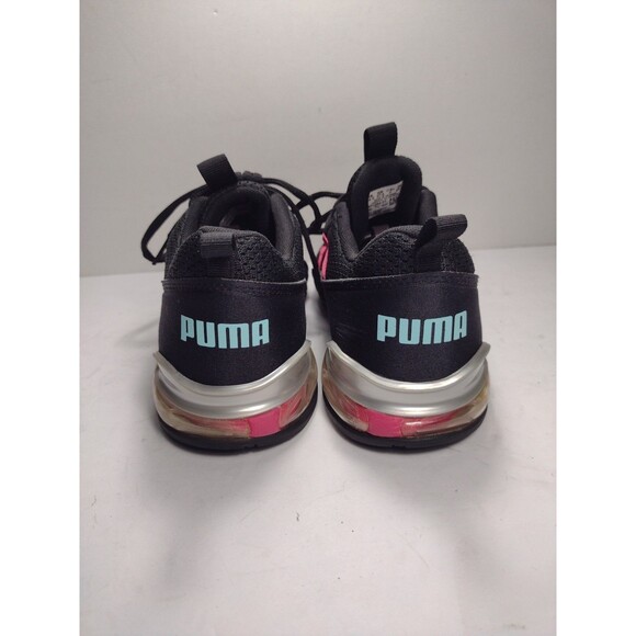 Puma Ladies size 7 Riaze Prowl Pop Running Black Sneakers Athletic Shoes - Picture 4 of 12